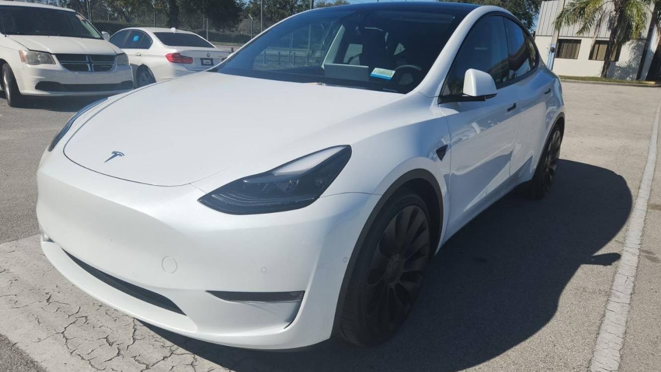 TESLA MODEL Y 2022 7SAYGDEFXNF390765 image